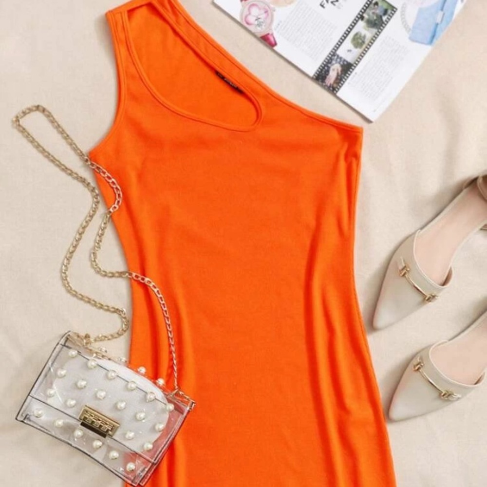 Vibrant Orange Dress